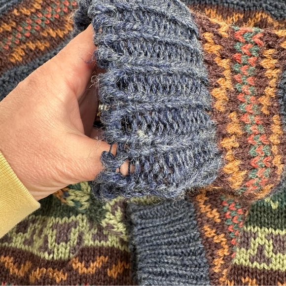 Vintage Cambridge Classics Men’s Large Knit Oversized Wool Sweater XL - Picture 15 of 16